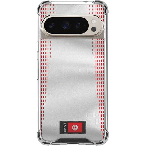 Tunisia Soccer Flag Pixel 9/9 Pro Clear Case
